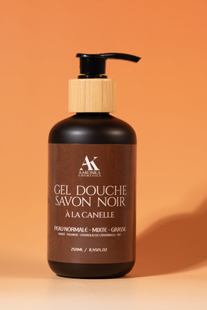 Gel savon noir à la cannelle