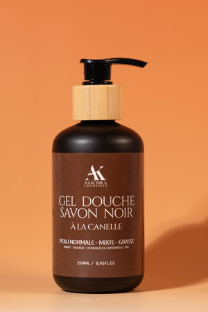 Gel savon noir à la cannelle