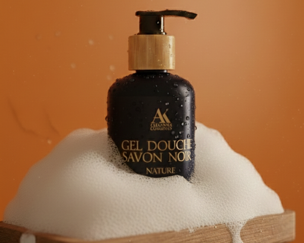 Gel douche savon noir nature